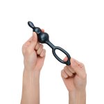 B-VIBE - ZESTAW KORALIKOWYCH KORKÓW ANALNYCH W KOLORZE ZIELONYM