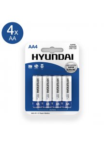Baterie Super Alkaline AA Batteries 4 szt