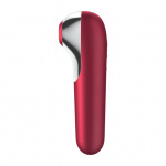 Bezdotykowy stymulator łechtaczki - Satisfyer Dual Love Air Pulse Vibrator Czerwony