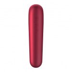 Bezdotykowy stymulator łechtaczki - Satisfyer Dual Love Air Pulse Vibrator Czerwony