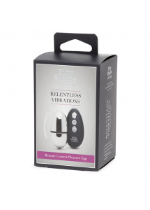 Bezprzewodowe jajeczko stymulujące - Fifty Shades of Grey Relentless Vibrations Remote Control Pleasure Egg  