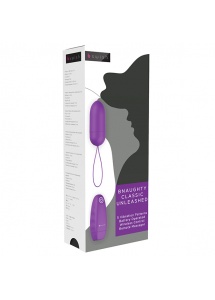 Bezprzewodowe jajeczko wibrujące - B Swish bnaughty Unleashed Classic Fioletowy ciemny