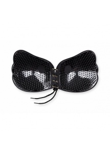 Biustonosz samonośny - Bye Bra Lace-It Czarny - rozmiar D