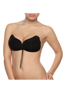 Biustonosz samonośny - Bye Bra Lace-It Czarny - rozmiar D