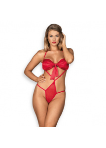 Body z kokardą - Obsessive Giftella Teddy S/M