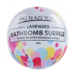 Bomba kąpielowa z wibratorem - Big Teaze Toys Bath Bomb Surprise with Vibrating Body Massager Lawenda