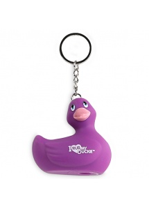 Breloczek - I Rub My Duckie Keychain   Fioletowy