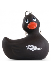 Breloczek - I Rub My Duckie Keychain   Czarny