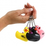 Breloczek - I Rub My Duckie Keychain   Czarny