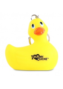 Breloczek - I Rub My Duckie Keychain   Żółty