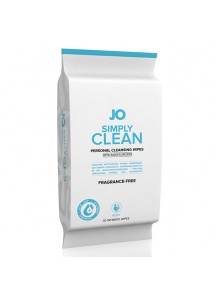 Chusteczki do higieny intymnej - System JO Wipes Clean Fragrance Free Bezzapachowe 30szt 