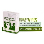 Chusteczki przedłużające stosunek ze środkiem opóźniającym - Orgasm Control Wipes x 6