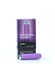 Key by Jopen - Charms Petite Massager Velvet  - Czarujący mini wibrator - ostatnia sztuka