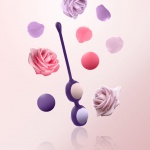 Cztery kulki Kegla - Rianne S Pussy Playballs  Beż