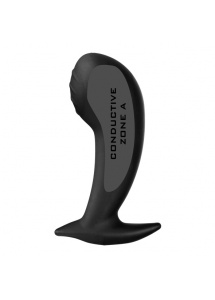 Dildo do elektrostymulacji punktu G - ElectraStim Nona Silicone Noir G-Spot Stimulator 