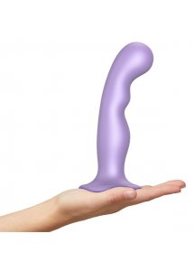 Dildo do peggingu i punktu G - Strap-On-Me Dildo Plug P&G Metallic Lilac L