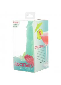 Dildo klasyczne realistyczne - Addiction Cocktails Dildo   Zielony