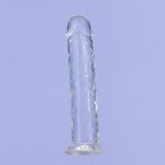 Dildo klasyczne realistyczne - Addiction Crystal Addiction Vertical Dildo (No Balls) 7 Inch  