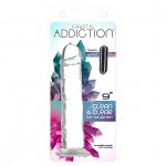 Dildo klasyczne realistyczne - Addiction Crystal Addiction Vertical Dildo (No Balls) 9 Inch  