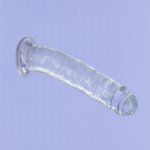 Dildo klasyczne realistyczne - Addiction Crystal Addiction Vertical Dildo (No Balls) 9 Inch  