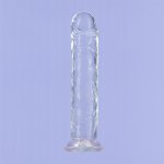 Dildo klasyczne realistyczne - Addiction Crystal Addiction Vertical Dildo (No Balls) 9 Inch  