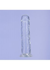 Dildo klasyczne realistyczne - Addiction Crystal Addiction Vertical Dildo (No Balls) 8 Inch  