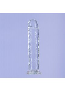 Dildo klasyczne realistyczne - Addiction Crystal Addiction Vertical Dildo (No Balls) 8 Inch  