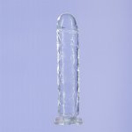 Dildo klasyczne realistyczne - Addiction Crystal Addiction Vertical Dildo (No Balls) 8 Inch  