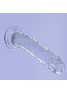 Dildo klasyczne realistyczne - Addiction Crystal Addiction Vertical Dildo (No Balls) 8 Inch  