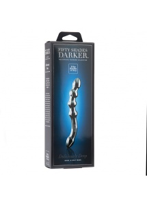 Dildo metalowe do punktu G - Fifty Shades of Grey Darker Delicioulsy Deep Steel G-Spot Dildo 