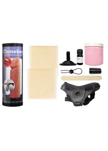 Dildo na wzór twego członka  plus uprząż - Zestaw do kopiowania Cloneboy Dildo & Harness Strap  