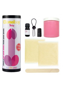 Dildo na wzór twego członka - Zestaw do kopiowania Cloneboy Dildo Tulip Hot Pink Różowy