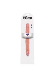 Dildo podwójne  - King Cock Cock 12 Inch Slim Double Flesh - 30 cm