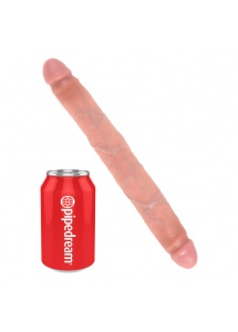 Dildo podwójne  - King Cock Cock 12 Inch Slim Double Flesh - 30 cm