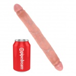 Dildo podwójne  - King Cock Cock 12 Inch Slim Double Flesh - 30 cm