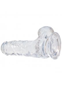 Dildo przejrzyste realistyczne - Addiction Crystal Addiction 6 Inch Clear Dong  
