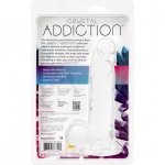 Dildo przejrzyste realistyczne - Addiction Crystal Addiction 8 Inch Clear Dong  