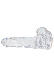 Dildo przejrzyste realistyczne - Addiction Crystal Addiction 8 Inch Clear Dong  