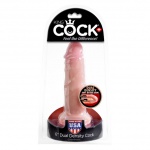 Dildo realistyczne - King Cock Dual Density Cock 6 Inch Flesh  - 15 cm