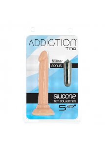 Dildo realistyczne niewielkie – Addiction Tino Dildo 5.25 Inch Straight  