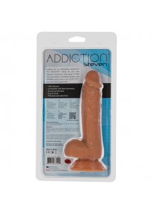 Dildo realistyczne karmelowe – Addiction Steven Dong 7.5 Inch Caramel   