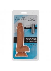 Dildo realistyczne karmelowe – Addiction Steven Dong 7.5 Inch Caramel   