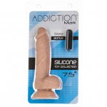 Dildo realistyczne z jądrami - Addiction Mark Dong 7.5 Inch Beige  