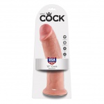 Dildo realistyczne z przyssawką - King Cock Cock 10 Inch Flesh - 25 cm