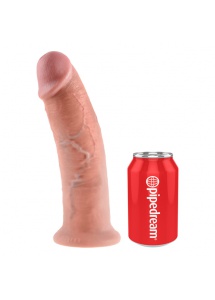 Dildo realistyczne z przyssawką - King Cock Cock 10 Inch Flesh - 25 cm