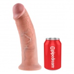 Dildo realistyczne z przyssawką - King Cock Cock 10 Inch Flesh - 25 cm