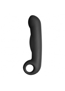 Dildo silikonowe do elektroseksu - ElectraStim Ovid Silicone Noir Dildo 