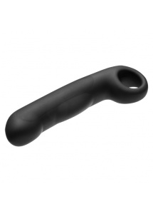 Dildo silikonowe do elektroseksu - ElectraStim Ovid Silicone Noir Dildo 