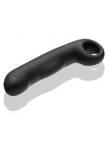 Dildo silikonowe do elektroseksu - ElectraStim Ovid Silicone Noir Dildo 