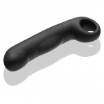 Dildo silikonowe do elektroseksu - ElectraStim Ovid Silicone Noir Dildo 